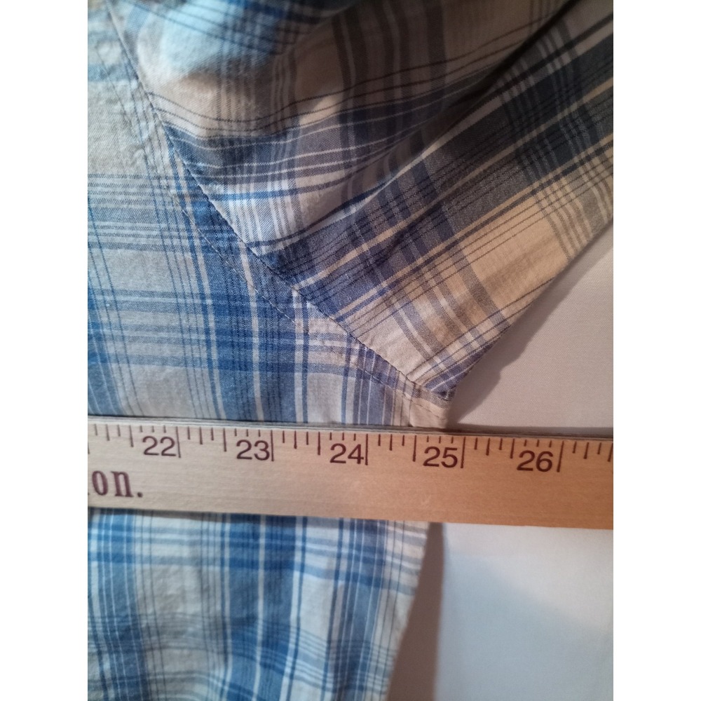 Duck Head Button Down Long Sleeve Men's Shirt, Large, Plaid - Picture 4 of 5